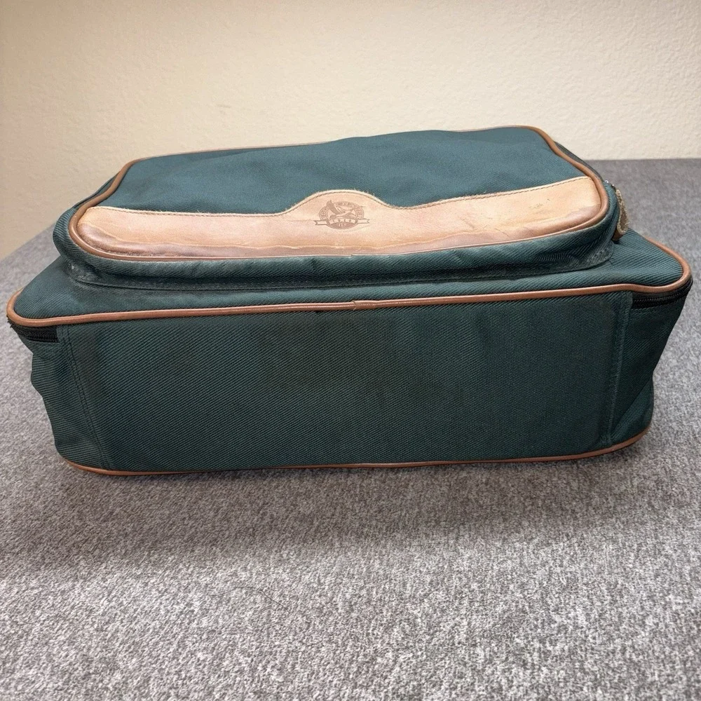 Vintage Eddie Bauer Canvas Leather Messenger Bag‎ Laptop Computer Case Strap